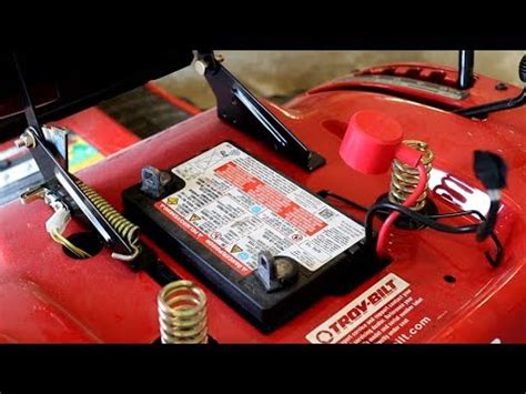 troy bilt bronco battery problems